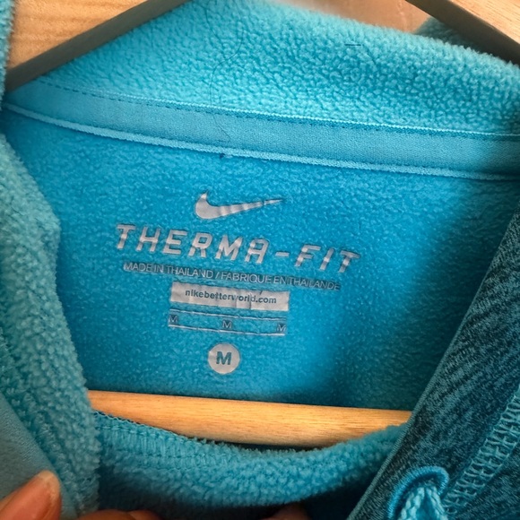 Nike Therma-Fit Blue Fleece Jacket - Picture 2 of 5